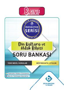 LGS Din Kültürü ve Ahlak Bilgisi Soru Bankası kitap kapağı
