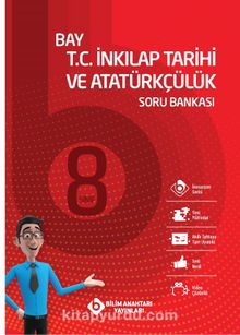 8. Sınıf LGS Bay T.C. İnkılap Tarihi ve Atatürkçülük Soru Bankası Soru Bankası kitap kapağı