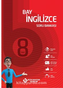 8. Sınıf LGS Bay İngilizce Soru Bankası kitap kapağı