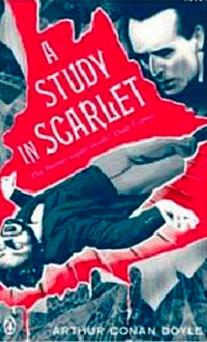 A Study in Scarlet kitap kapağı
