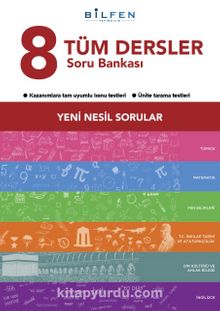 8.Sınıf Tüm Dersler Soru Bankası kitap kapağı