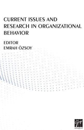 Current Issues And Research In Organizational Behavior kitap kapağı