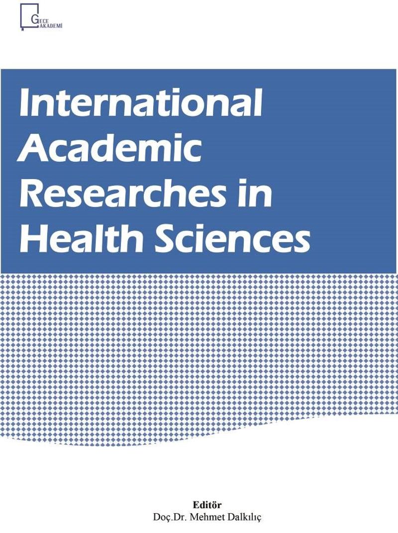International Academic Researches in Health Sciences kitap kapağı