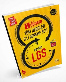 8. Sınıf LGS 1. Dönem Tüm Dersler 5'li Deneme Seti kitap kapağı