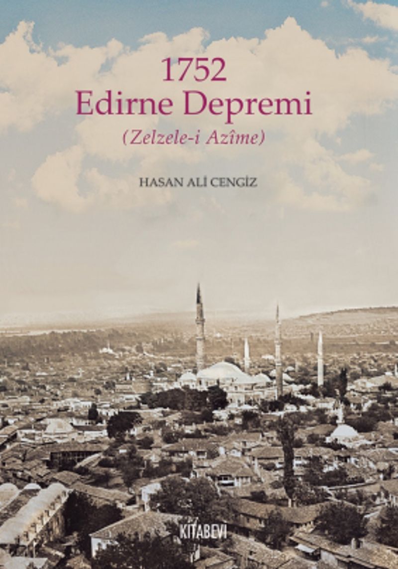 1752 Edirne Depremi (Zelzele-i Azîme) kitap kapağı