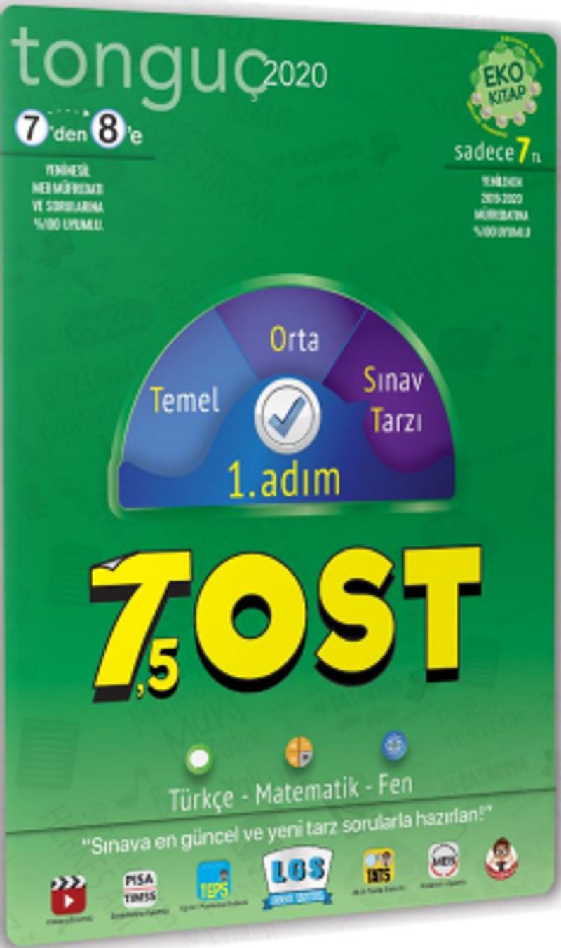 7'den 8'e TOST 7,5 kitap kapağı
