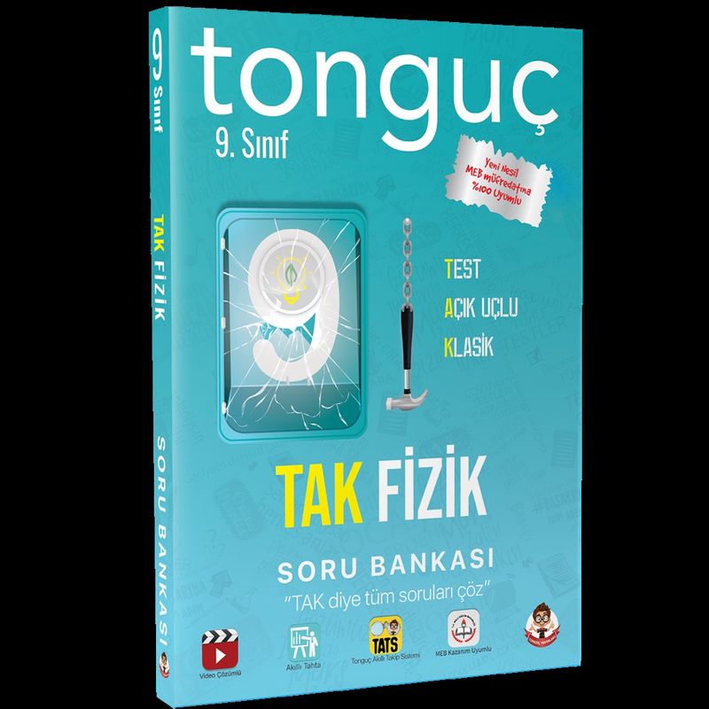 9. Sınıf TAK Fizik Konu Özetli Soru Bankası kitap kapağı