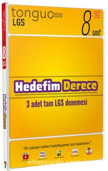 8. Sınıf Hedefim Derece Denemeleri kitap kapağı