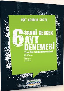 Sanki Gerçek 6 AYT Eşit Ağırlık - Sözel Denemesi kitap kapağı
