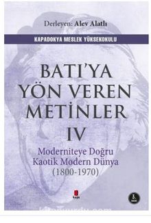 Batı'ya Yön Veren Metinler 4 kitap kapağı