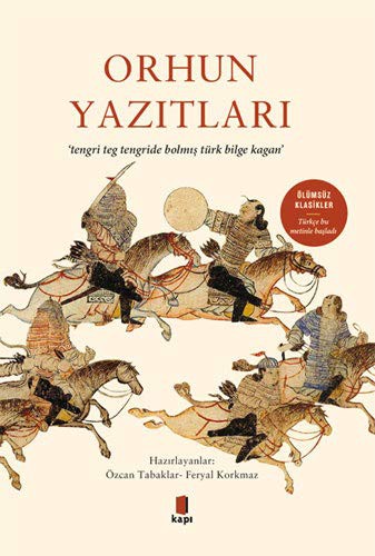 Orhun Yazıtları kitap kapağı