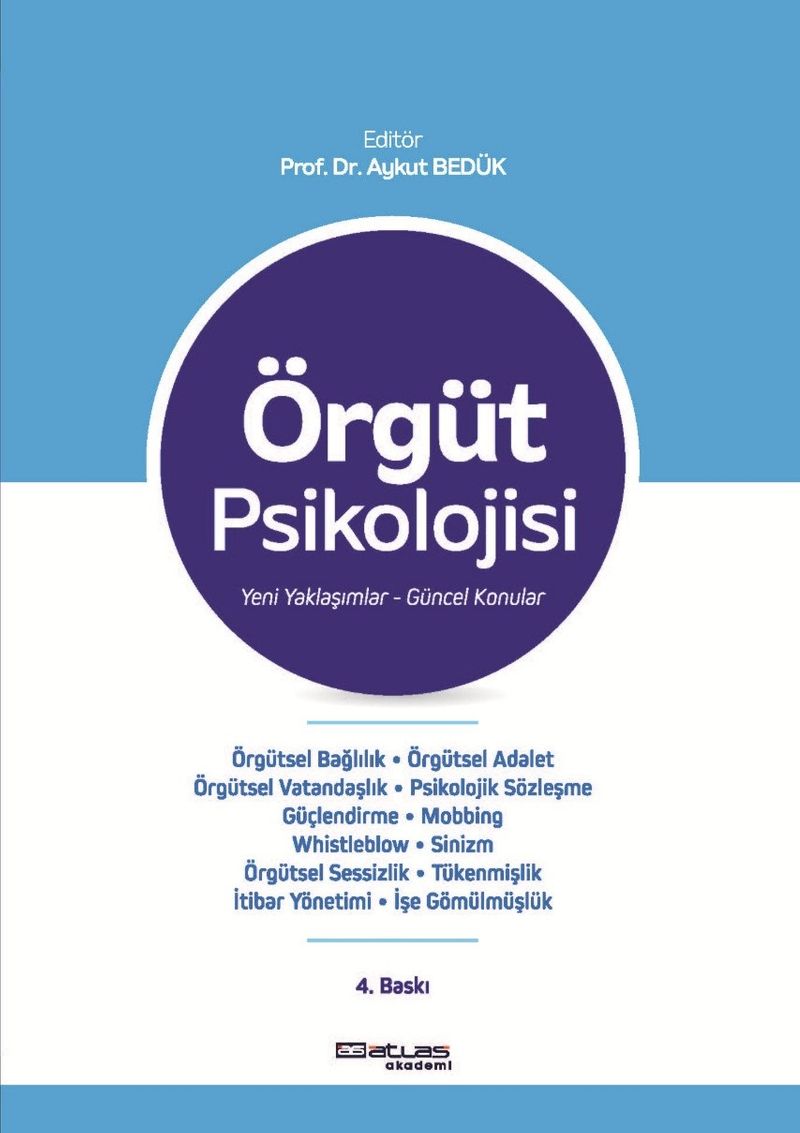 Örgüt Psikolojisi: Yeni Yaklaşımlar Güncel Konular kitap kapağı