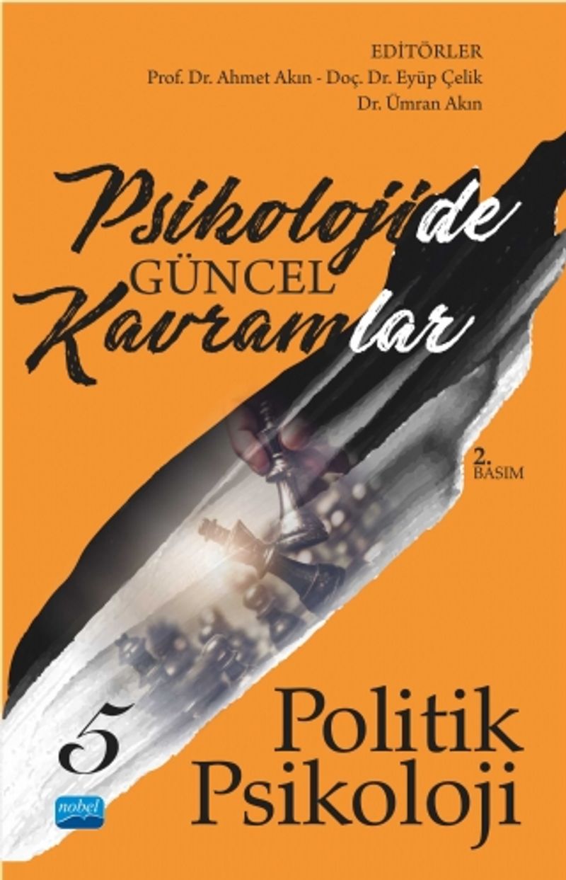 Psikolojide Güncel Kavramlar 5 Politik Psikoloji kitap kapağı