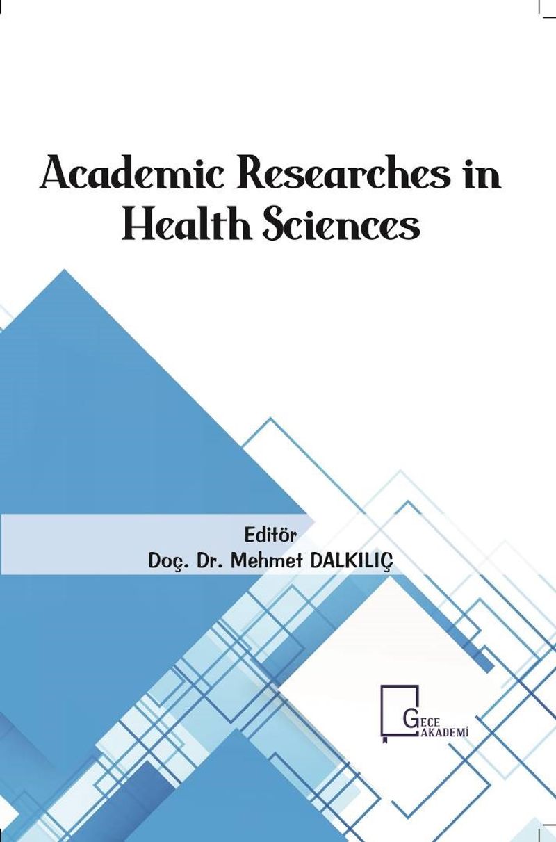 Academic Researches in Health Sciences kitap kapağı