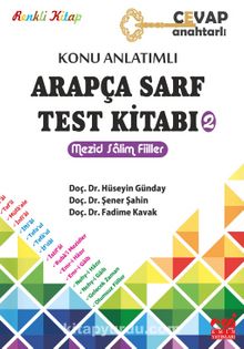 Konu Anlatımlı Arapça Sarf Test Kitabı-2 kitap kapağı