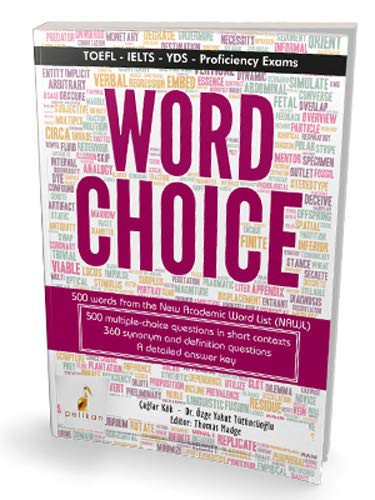 Word Choice TOEFL IELTS YDS Proficiency Exams kitap kapağı