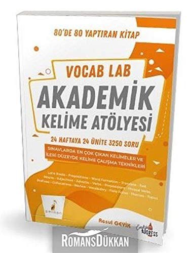Vocab Lab Akademik Kelime Atölyesi kitap kapağı