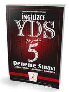 İngilizce YDS Çözümlü 5 Deneme Sınavı kitap kapağı
