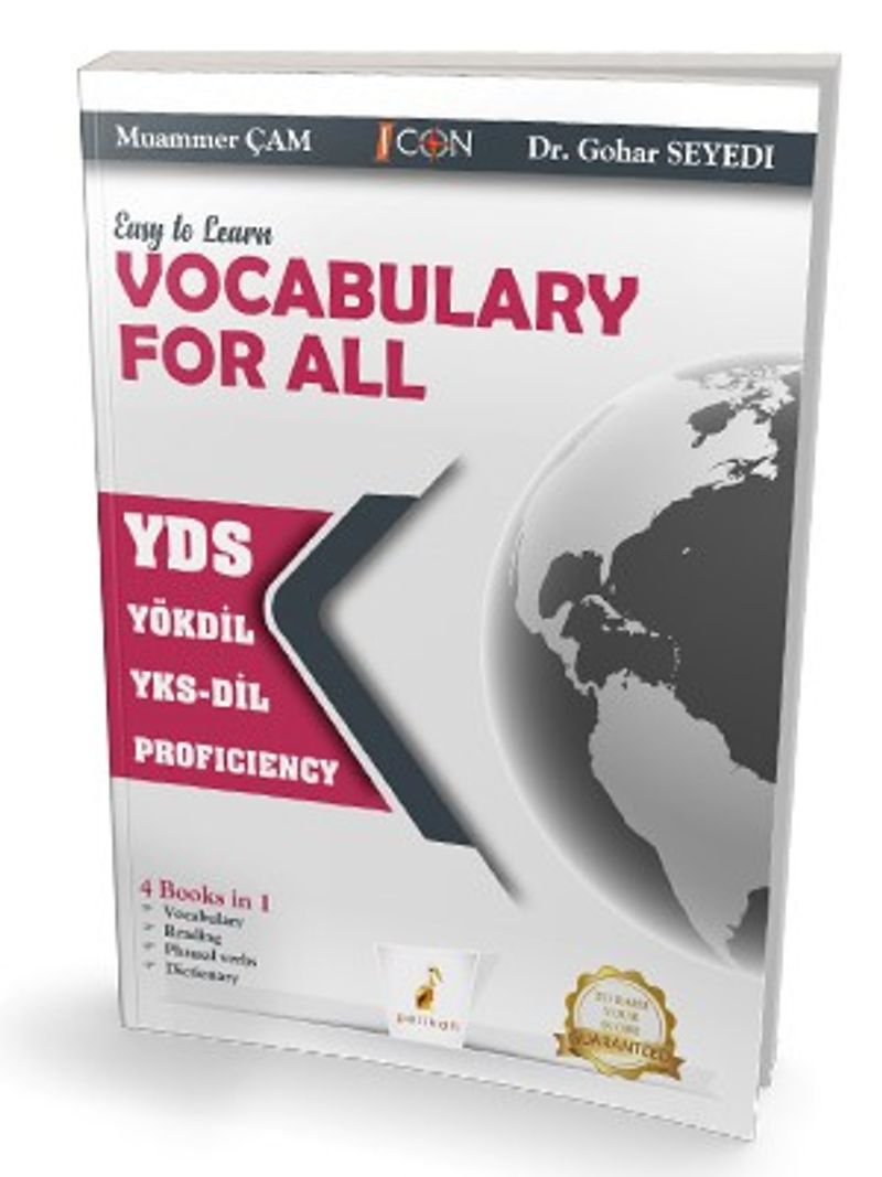 Easy to Learn Vocabulary For All YDS YÖKDİL YKS-DİL PROFICIENCY kitap kapağı