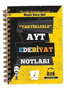 Rüştü Hoca'dan Taktiklerle AYT Edebiyat Notları kitap kapağı