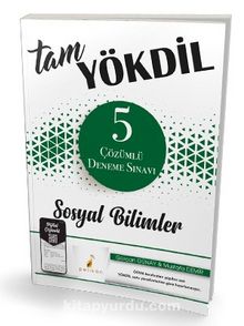 Tam YÖKDİL Sosyal Bilimler Dijital Çözümlü 5 Deneme Sınavı kitap kapağı