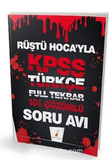 Rüştü Hoca'yla KPSS Türkçe Soru Avı 101 Çözümlü Soru kitap kapağı