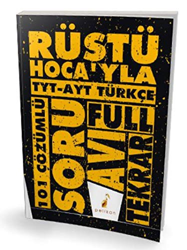 Rüştü Hoca'yla TYT - AYT Türkçe Soru Avı 101 Çözümlü Soru kitap kapağı
