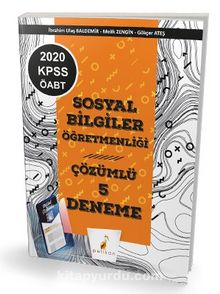 2020 KPSS ÖABT Sosyal Bilgiler Öğretmenliği Dijital Çözümlü 5 Deneme Sınavı kitap kapağı