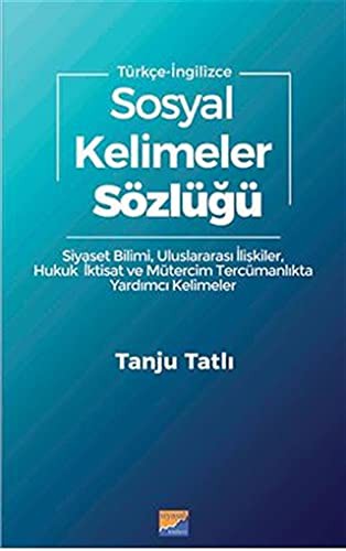 Sosyal Kelimeler Sözlüğü (Türkçe- İngilizce) kitap kapağı