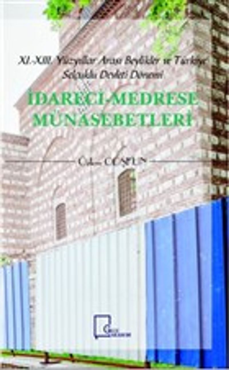İdareci Medrese Münasebetleri kitap kapağı