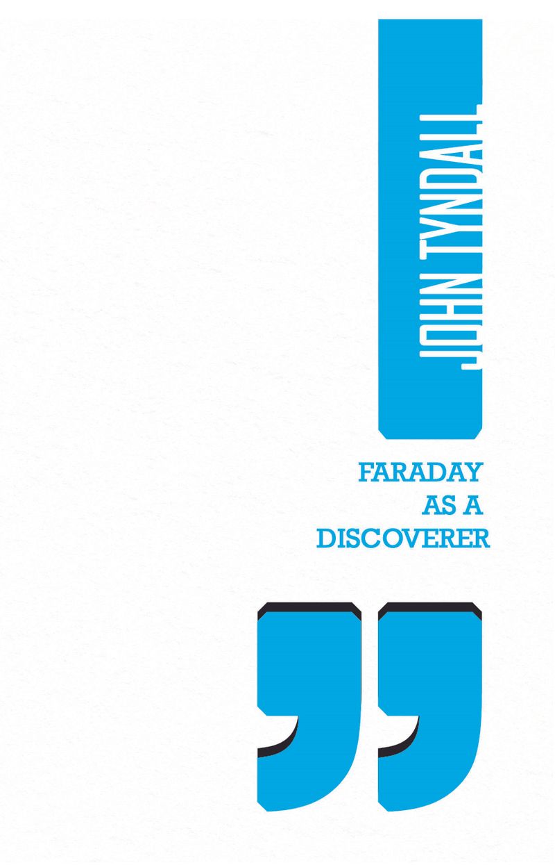 Faraday as a  Discoverer kitap kapağı