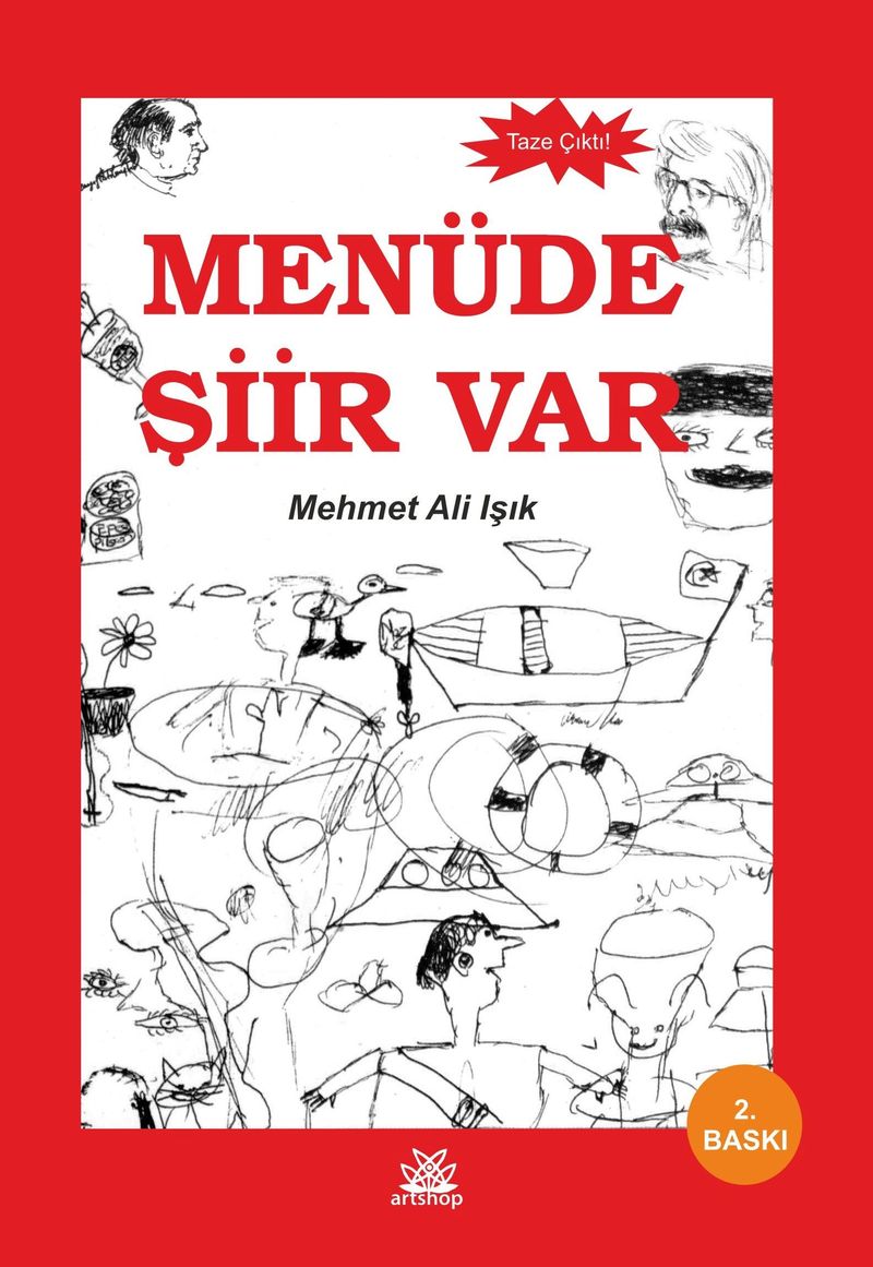 Menüde Şiir Var kitap kapağı