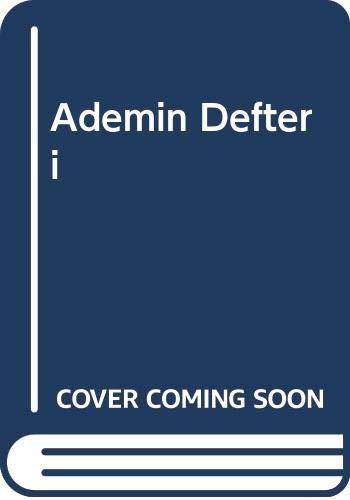 Ademin Defteri kitap kapağı