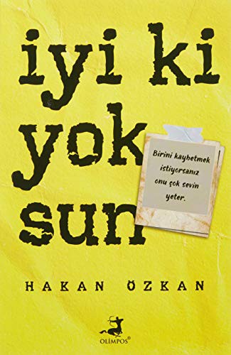 İyi ki Yoksun kitap kapağı