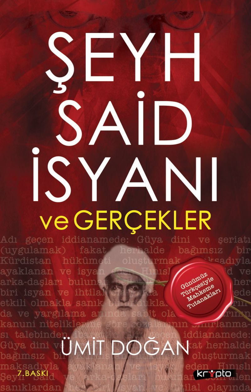 Şeyh Said İsyanı ve Gerçekler kitap kapağı