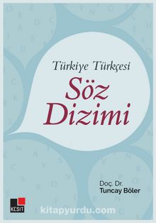 Türkiye Türkçesi Söz Dizimi kitap kapağı