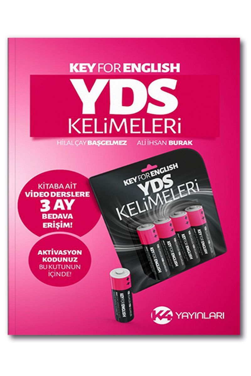 Key For English YDS Kelimeleri + Aktivasyon Kodu kitap kapağı