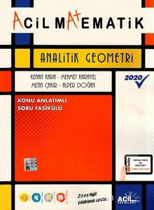 Acil Matematik Analitik Geometri Konu Anlatımlı Soru Fasikülü kitap kapağı