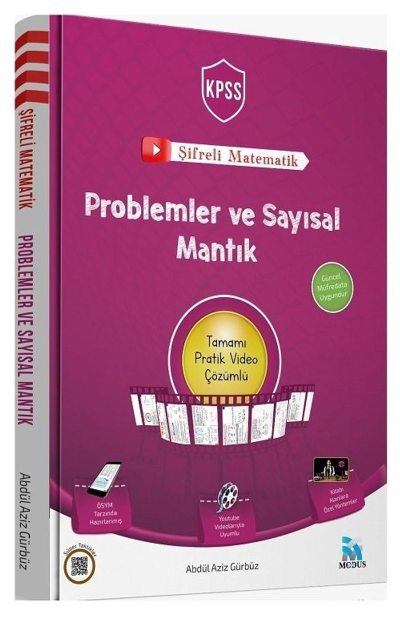 Modus 2020 KPSS Şifreli Matematik Problemler ve Sayısal Mantık Video Çözümlü kitap kapağı