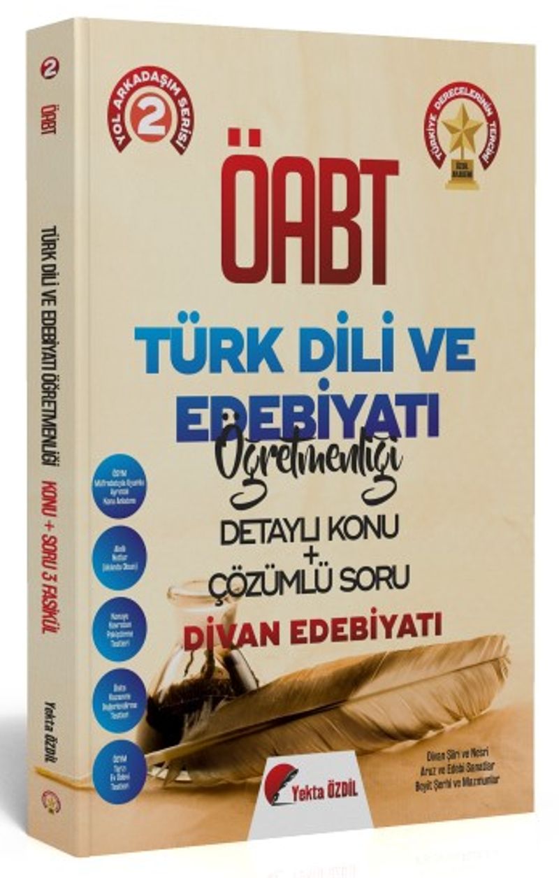 2020 ÖABT Türk Dili ve Edebiyatı 2. Kitap Divan Edebiyatı Konu Anlatımlı Soru Bankası kitap kapağı