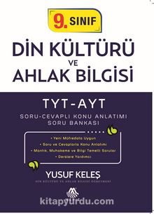 9. Sınıf Din Kültürü ve Ahlak Bilgisi TYT-AYT Soru-Cevaplı Konu Anlatımı Soru Bankası kitap kapağı