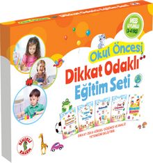 Okul Öncesi Dikkat Odaklı Eğitim Seti (3-4 Yaş) kitap kapağı