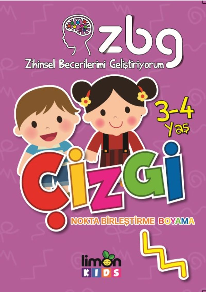Zihinsel Becerilerimi Geliştiriyorum (3-4 Yaş Çizgi) kitap kapağı