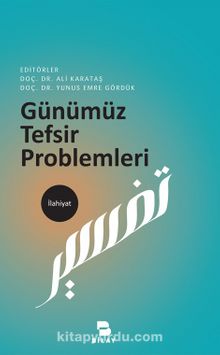 Günümüz Tefsir Problemleri kitap kapağı