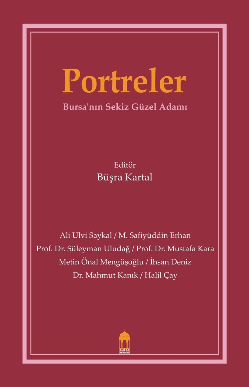 Portreler Bursa'nın Sekiz Güzel Adamı kitap kapağı