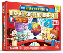 Dikkati Güçlendirme Seti 3 Kitap (5 Yaş) (Yeni Neuro-Via Sistemi ile) kitap kapağı