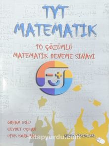 TYT Matematik 10 Çözümlü Matematik Deneme Sınavı kitap kapağı