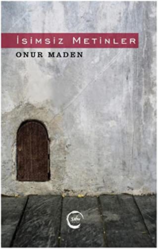 İsimsiz Metinler kitap kapağı