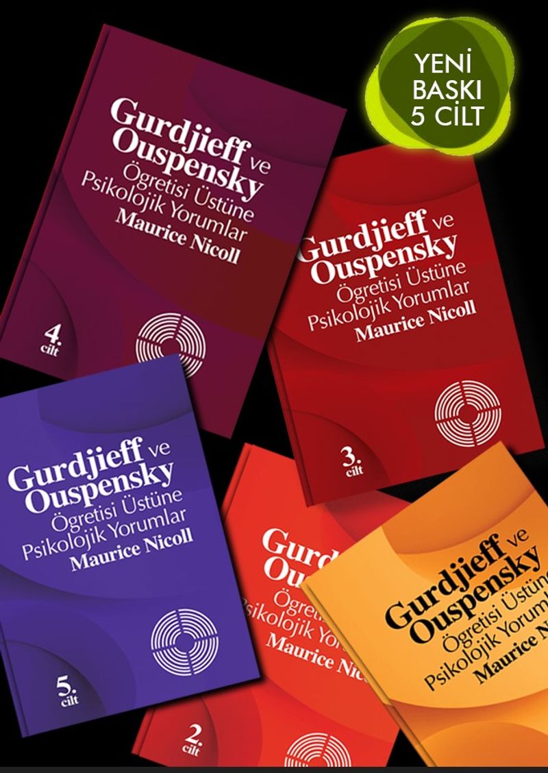 Gurdjieff ve Ouspensky'nin Öğretisi Üstüne Psikolojik Yorumlar (5 Ciltlik Set) kitap kapağı