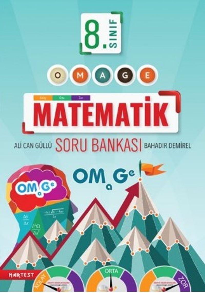 8 Sınıf Matematik Soru Bankası Omega kitap kapağı